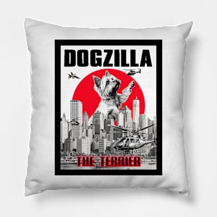 Dogzilla: The Yorkshire Terrier Pillow