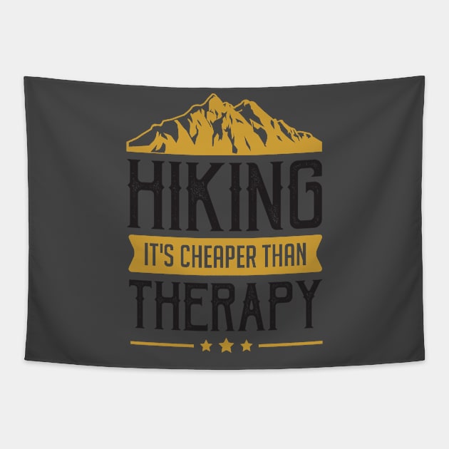 Hiking Therapy Tapestry by Usea Studio