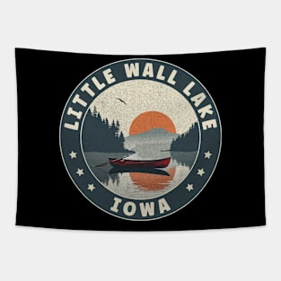 Little Wall Lake Iowa Sunset Tapestry