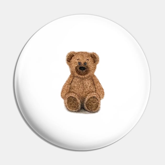 Teddy Bear Pin by Suriartaddict