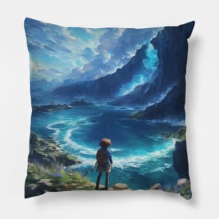 Adventures in Adventurer's Meadow Pillow