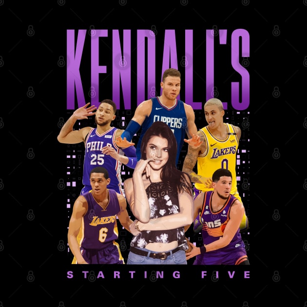 Kendall's Starting Five by Juantamad