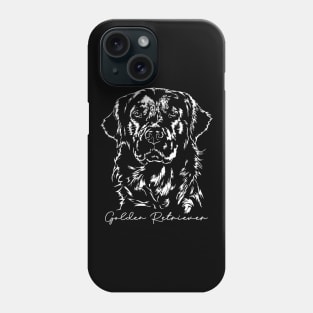 Funny Proud Golden Retriever dog portrait Phone Case