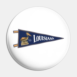 Louisiana Pennant Pin