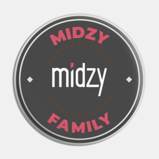 Itzy Midzy family logo Pin