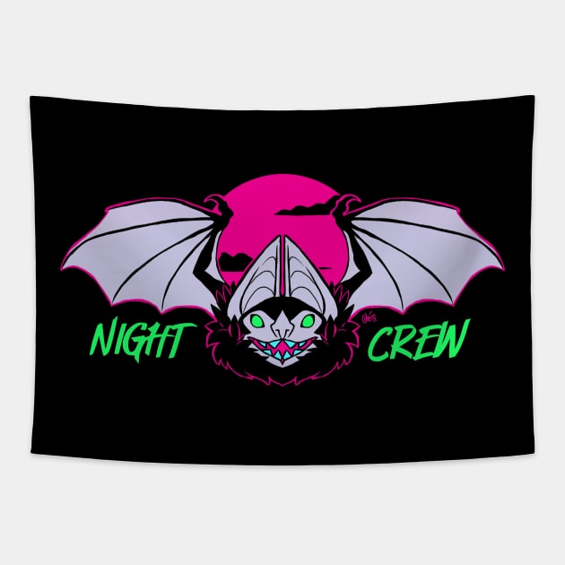 Night Crew Tapestry by extinctinks