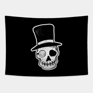 Mr. Dead Gentleman Skull Halloween Tapestry