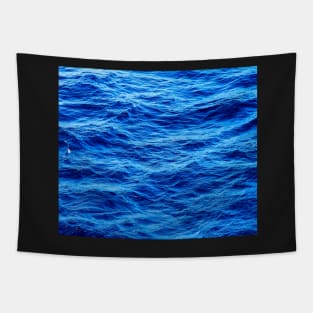 Blue Ocean Waves Tapestry