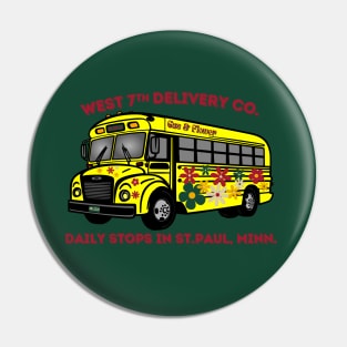 Minnesota Wild West 7th Delivery Co. Gus Bus. and Flower 2 Pin