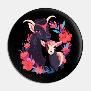 Goat Mothers Day Pin