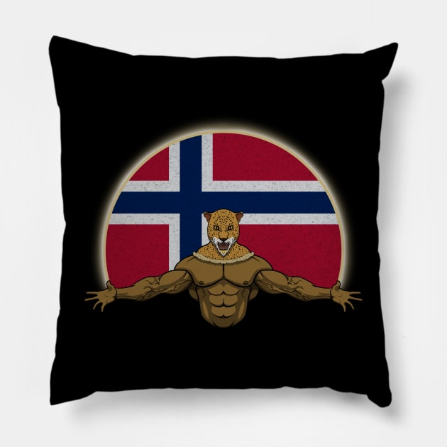 Cheetah Norway Pillow by RampArt