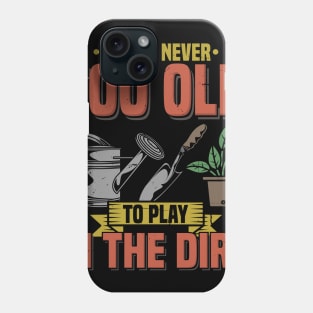 Funny Gardening T Shirts lawn mover plants Phone Case