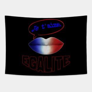 FRANCE JE TAIME EGALITE Tapestry