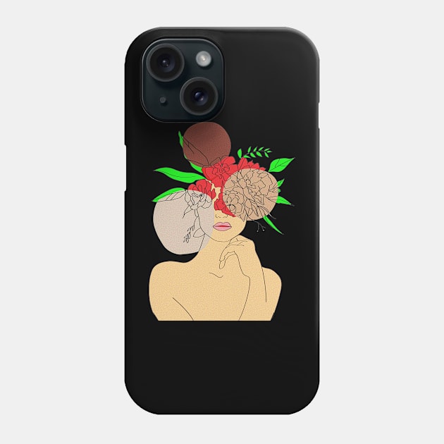 The Flower Woman Phone Case by Melisa99