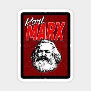 Karl Marx Socialist Design ∆∆∆ Magnet