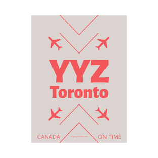 YYZ aviation code Canada 4102021 T-Shirt