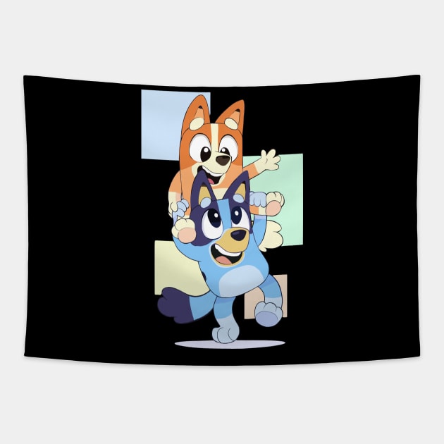 Funny Bluey Tapestry by Inspire Gift