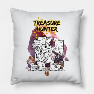 Treasure Hunter DnD fantasy character Pillow