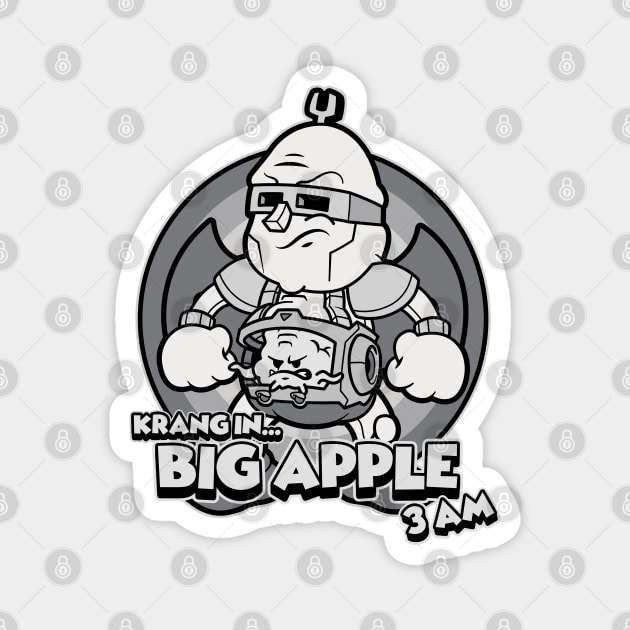 Big Apple, 3 am Magnet by harebrained