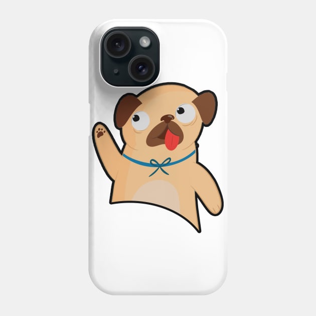 Crazy Pug Lady Phone Case by befine01