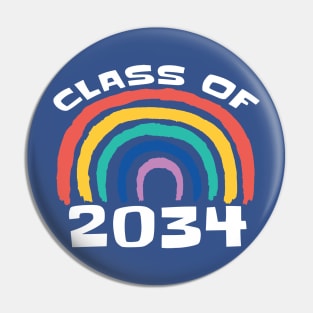 CLASS of 2034 Rainbow Grow With Me 1 Pin