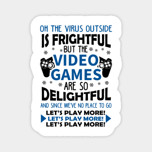 Video Games Ugly Christmas Sweater Magnet