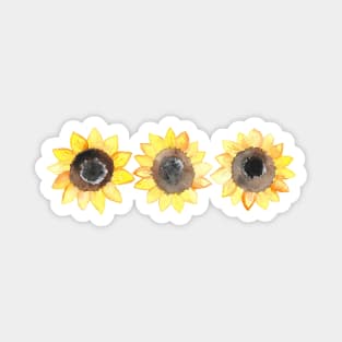 Sunflower Trio Magnet