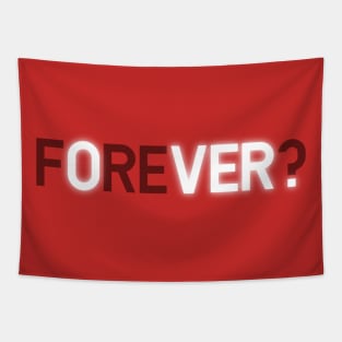 Forever Typographic design Tapestry