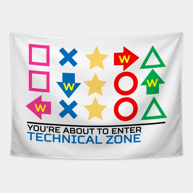 Technical Zone (Light) Tapestry by NicDroid