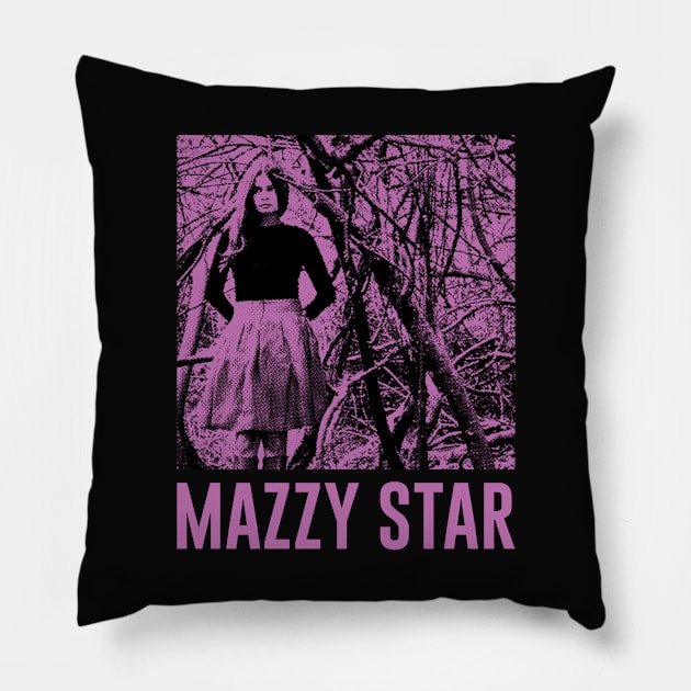 Mazzy star - 90s indiepop Pillow by Aprilskies