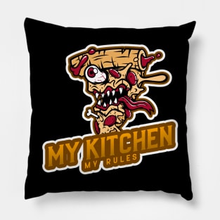 Pizza Zombie Kitchen Pillow