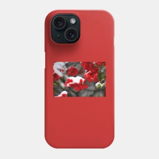 Snowy quince Phone Case