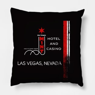 Retro Vintage the Mint Hotel and Casino Las Vegas Pillow