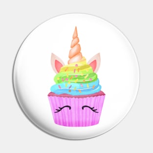 Unicorn Cupcake Pin