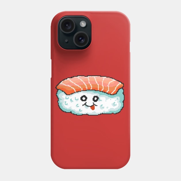 sushi pixel Phone Case by Mako Design 