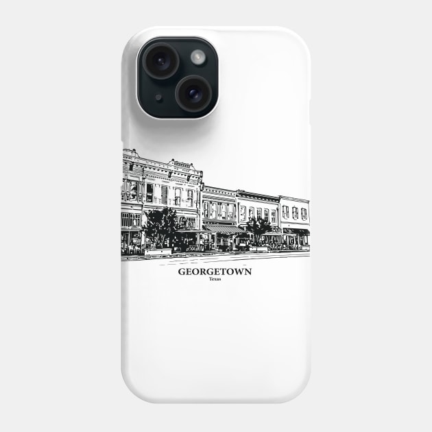 Georgetown - Texas Phone Case by Lakeric