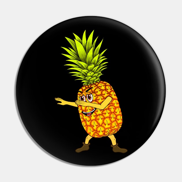 Pineapple dabbing pineapple lover cute pineapple Pin by Artardishop