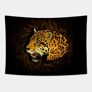 Jaguar portrait Tapestry