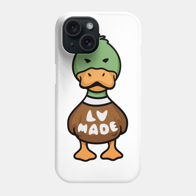 Duck Lv Made Phone Case by PaperHead