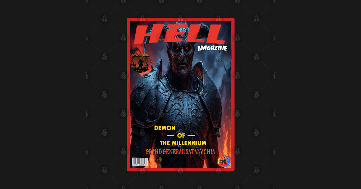 Hell Magazine’s Demon of the Year - Book Swag - T-Shirt | TeePublic