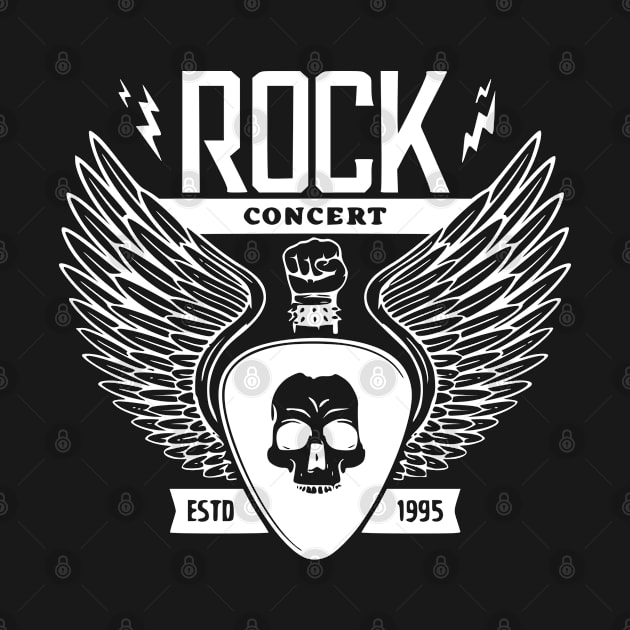 Rock Concert Tee by Lifeline/BoneheadZ Apparel