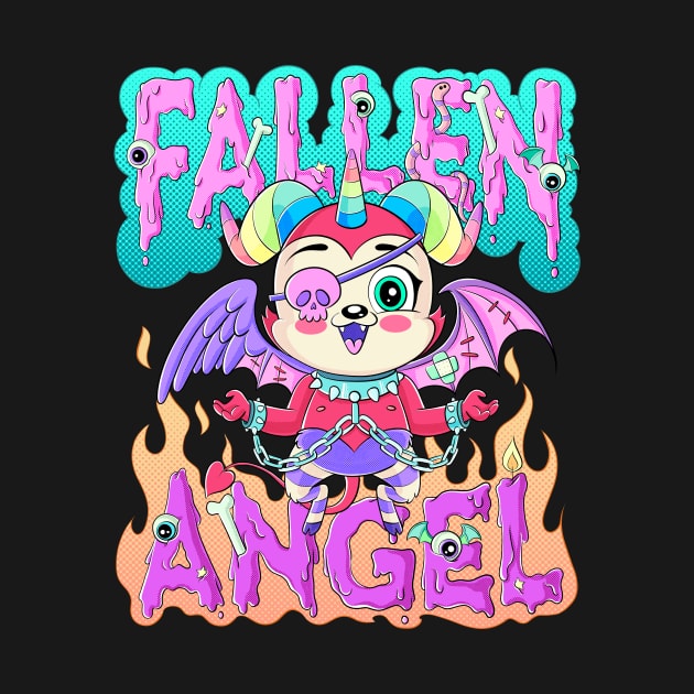 Kawaii Belial Demon The Fallen Angel Pastel Goth Harajuku by Juandamurai