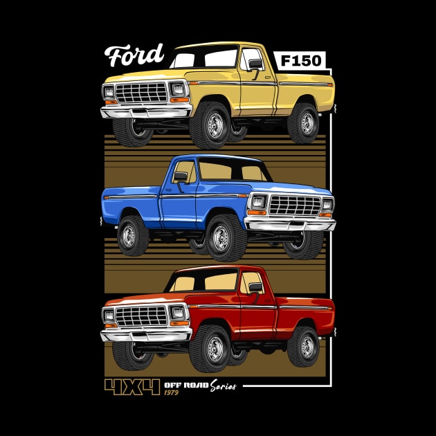 Retro F150 Pickup Car by milatees