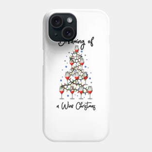 Wine Christmas. Funny Wine Lover Christmas Gift. Phone Case