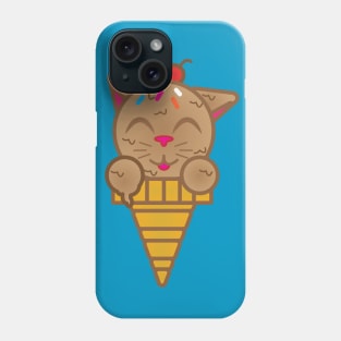 Kitty Cone (with sprinkles) Phone Case