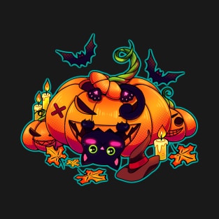 The cat and a pumpkin T-Shirt