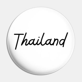 Thailand - black Pin