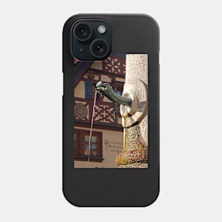 Old Fountain - Rothenburg od Tauber Phone Case