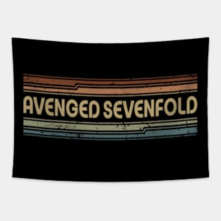 Avenged Sevenfold Retro Lines Tapestry