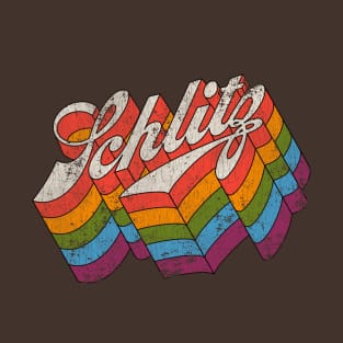 Schlitz Beer Distressed - Pride T-Shirt